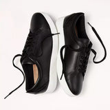 FitFlop RALLY Leather Trainers Black