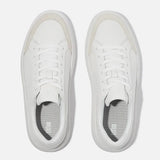 FitFlop RTG Leather/Suede Trainers In Urban White