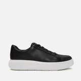 FitFlop RTG Leather Trainers In Black