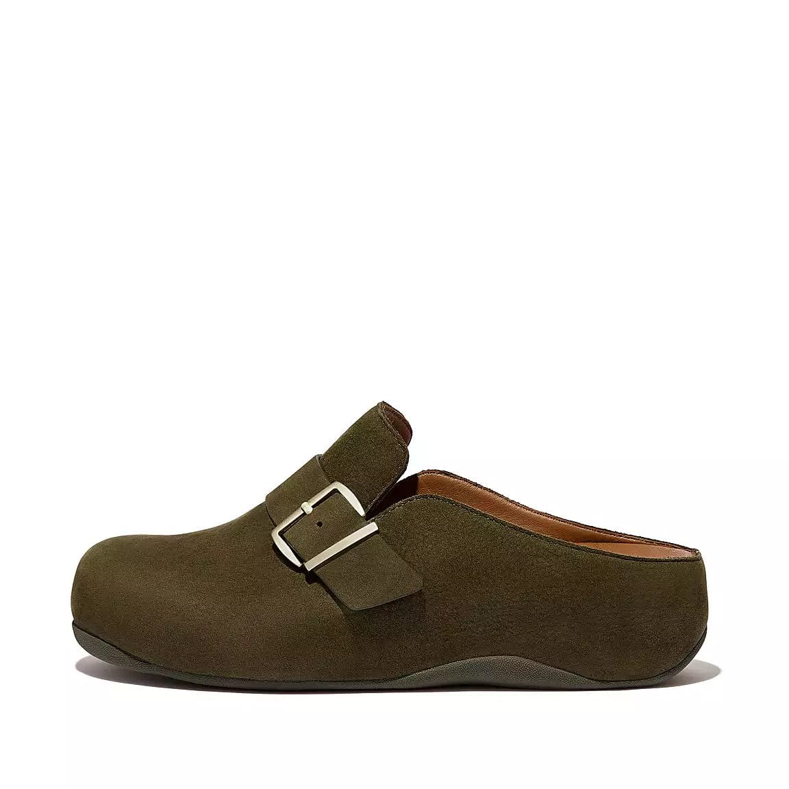 【fitflop】 (W) Shuv Buckle-Strap Leather Clogs fitflop-fitflop-shuv-buckle-