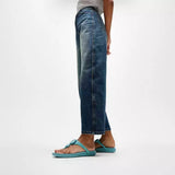 FitFlop SOLAY Glossy-Disc Toe-Post Sandals In Teal