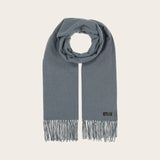 FRAAS Elegant Cashmink Stole With Delicate Glitter In Denim