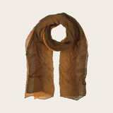 FRAAS Pleated Scarf With Colour Gradient In Winter Moss