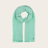 FRAAS Single-Coloured Stole Viscose Blend In Turquoise