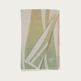 FRAAS Sustainability Edition Blanket With Wave-Design In Nougat