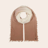 FRAAS Wool Scarf Ombré Design In Marzipan