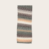 FRAAS Rainbow Knitted Scarf With Colour Gradient In Stone