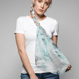 Fraas Abstract Chiffon Scarf
