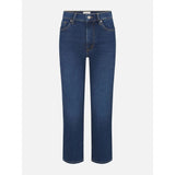 FRAME Le Sleek Straight High Rise Straight Ankle In Femma