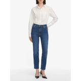 FRAME Le Sleek Straight High Rise Straight Ankle In Femma