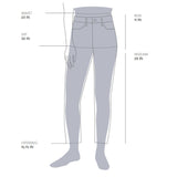 FRAME Le Sleek Straight High Rise Straight Ankle In Femma