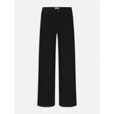 FRAME Le Slim Palazzo High Rise Wide-leg Flare In Black