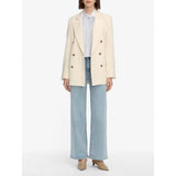 FRAME Le Slim Palazzo High Rise Wide-leg Flare In Tribute