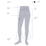 FRAME The Icon Mid Rise Flare In Black