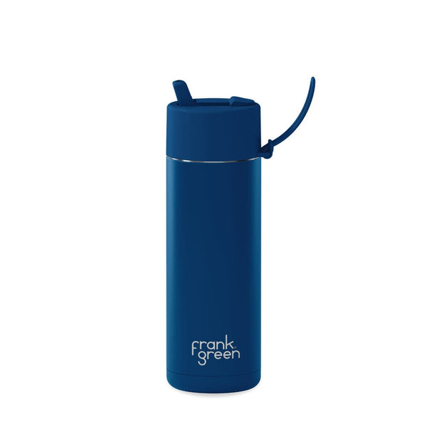 Frank Green Ceramic Reusable Bottle 595ml in Deep Ocean