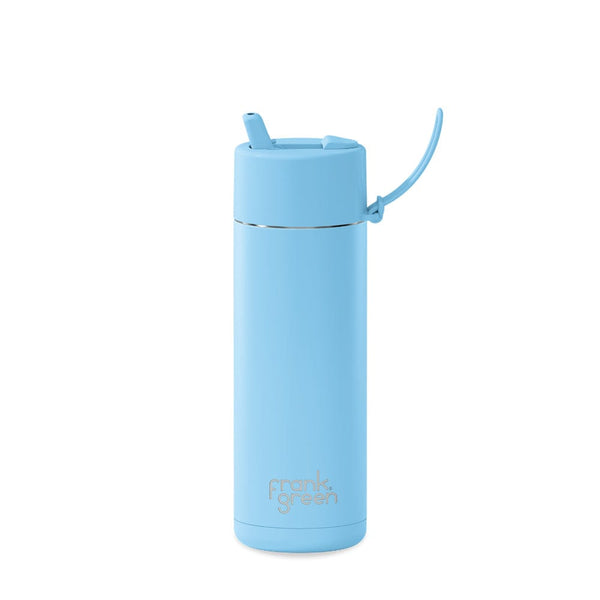 Frank Green Ceramic Reusable Bottle 595ml in Sky Blue