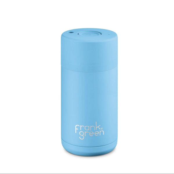Frank Green Ceramic Reusable Cup 355ml in Sky Blue