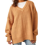 Free People Alli V-Neck Sweater