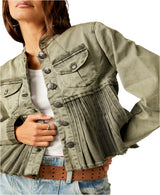 Free People Cassidy Jacket in Olive
