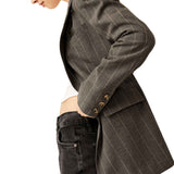 Free People Charlotte Blazer in Charcoal