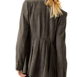 Free People Charlotte Blazer in Charcoal