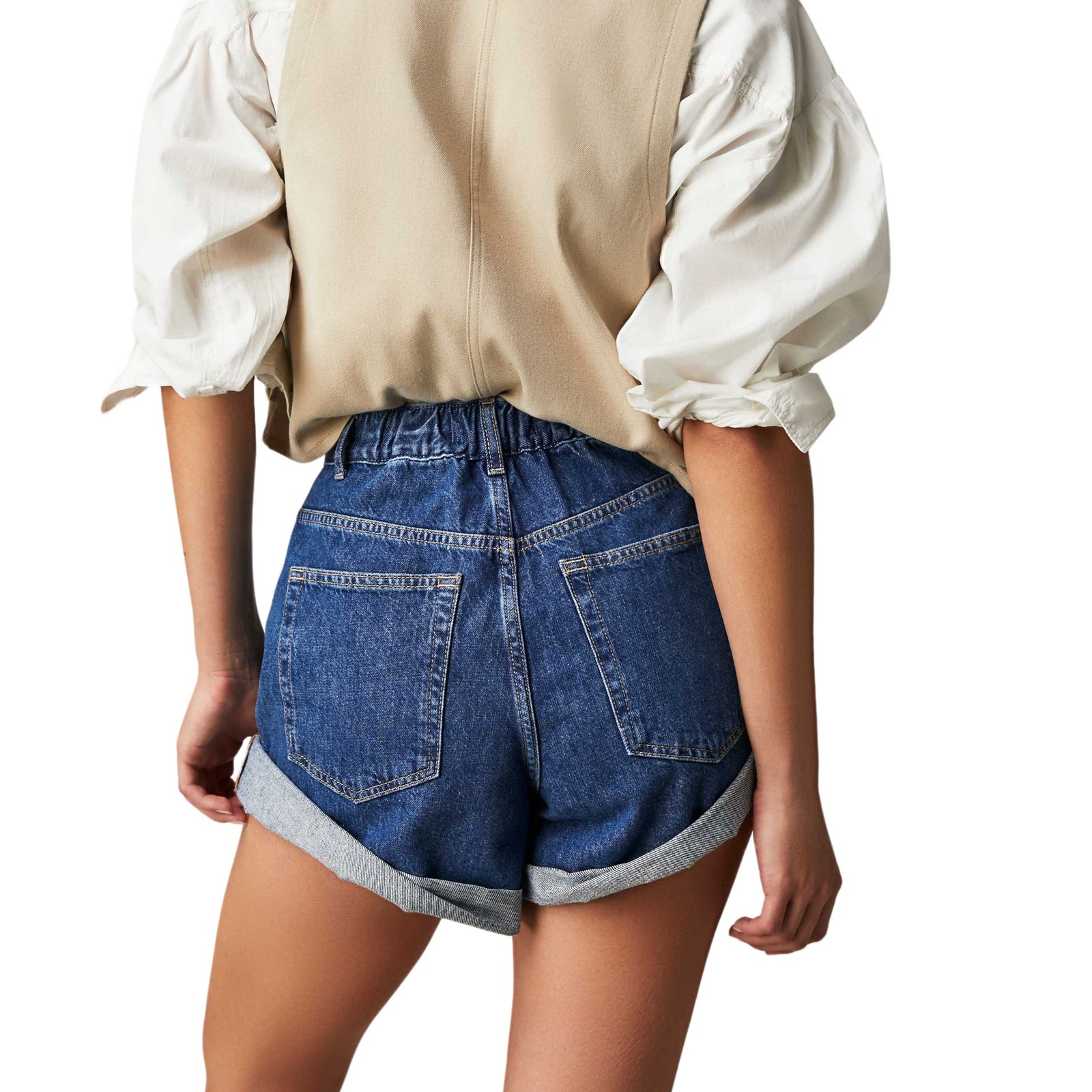 Free People We The Free Danni Shorts in Stargaze