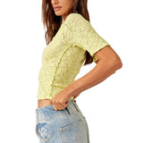 Free People We The Free Francis Tee in Yellow