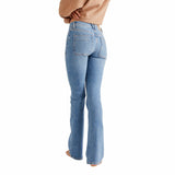 Free People Aiden Slim Flare Jeans Too Cool Blue