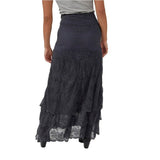 Free People Barnyard Maxi Skirt in Ebony