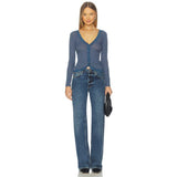 Free People Big Love Cardi In Ocean Heather
