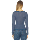 Free People Big Love Cardi In Ocean Heather
