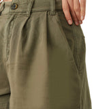 Free People Billie Chino Shorts Green