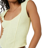 Free People Boss Babe Tank in Lime