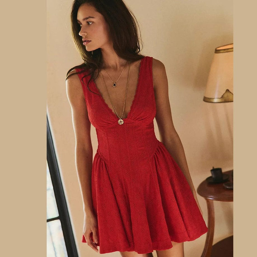 can't help it mini dress Free People Can't Help It Mini Dress In Pepper