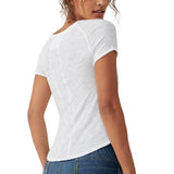 Free People Care Sunny Days Ahead Tee White