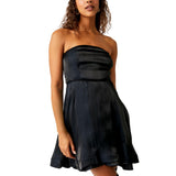 Free People Daisy Mini Dress in Black