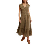 Free People Desert Dazed Midi Dress in Caiman