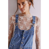 Free People Edie Denim Skirtall Dress