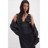 Free People Elena Lace Tank In Black
