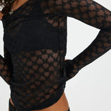 Free People From Me To You Long Sleeve In Black