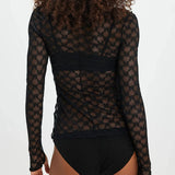 Free People From Me To You Long Sleeve In Black