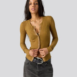 Free People Going Places Cardi In Olive Tapenade
