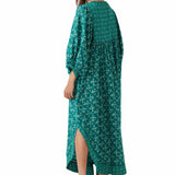 Free People Hazy Maisy Dress Forest Combo