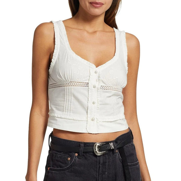Free People Kerry Tank White