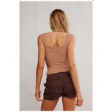 Free People Love Letter Cami in Tawny Birch