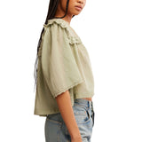Free People Luna Top In Mermaids Tail