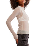 Free People Minding My Business Top in Ivory