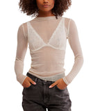 Free People Minding My Business Top in Ivory