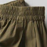 Free People Moonflower Balloon Trousers in Dark Green