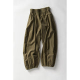 Free People Moonflower Balloon Trousers in Dark Green